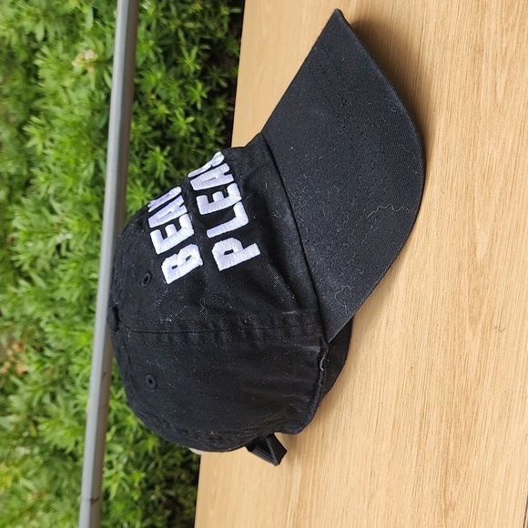 Victoria’s Secret Beach Please PINK Black hat / baseball cap - Picture 3 of 8